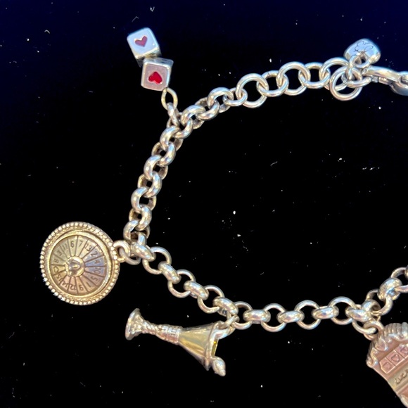 Brighton Silver Las Vegas Charm Bracelet - Picture 3 of 6